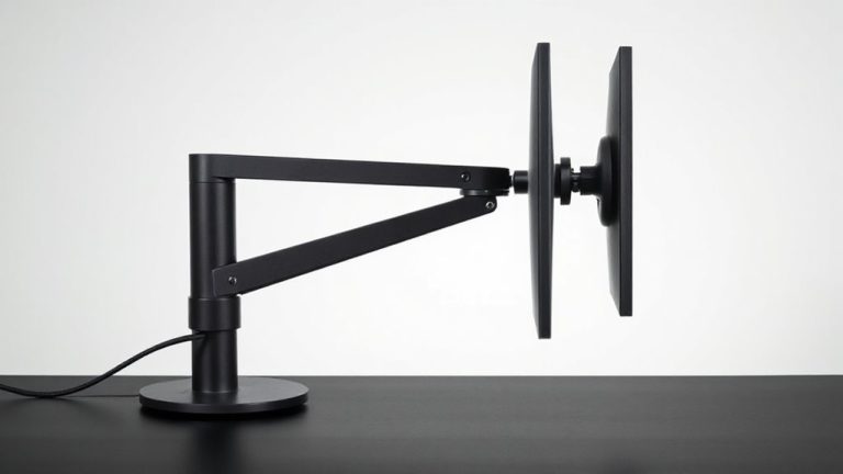 portrait monitor rotation stability