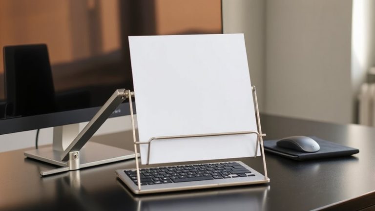 position holder beside monitor