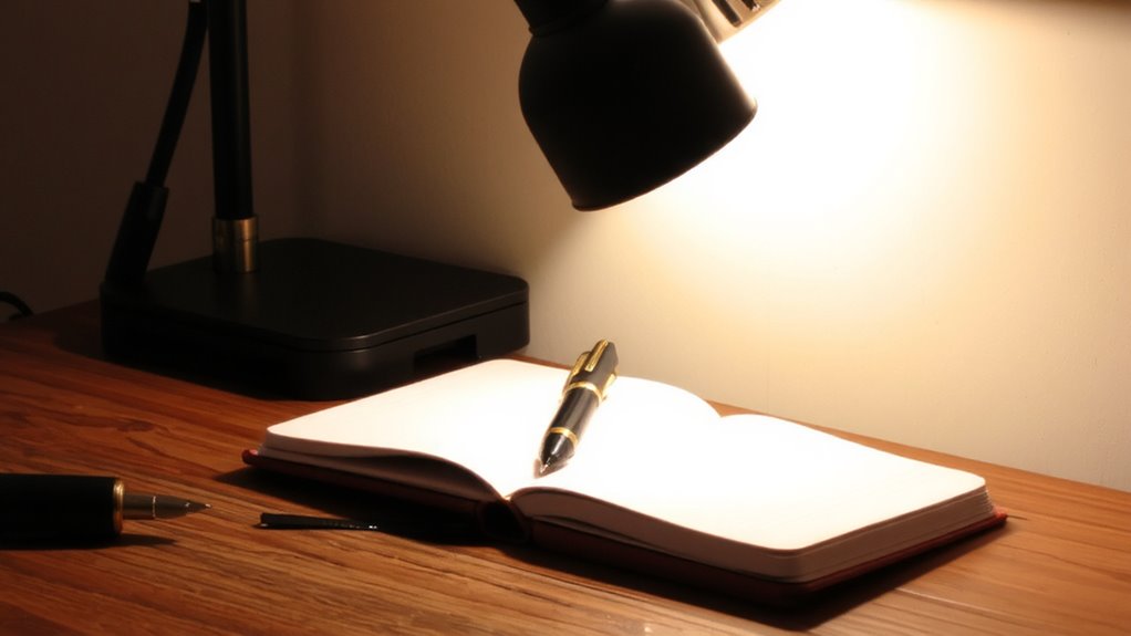 position light to reduce glare