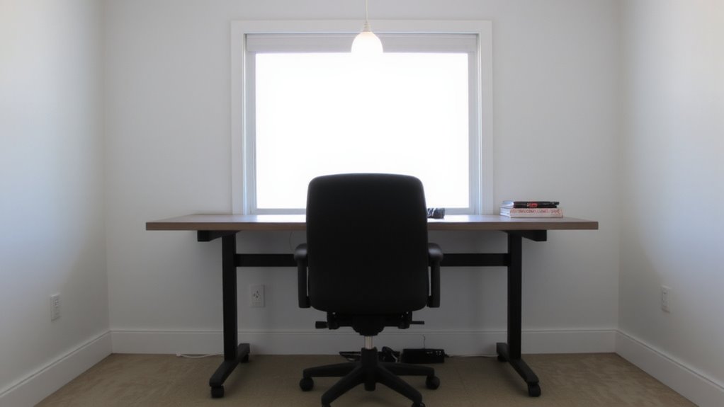 position lights to reduce glare