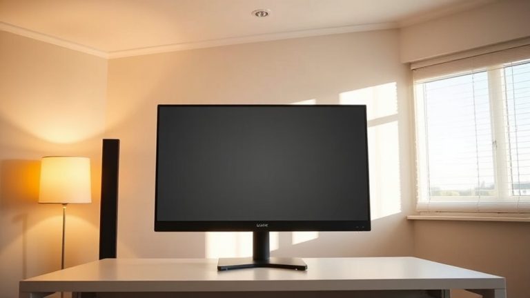 position monitor away from lights