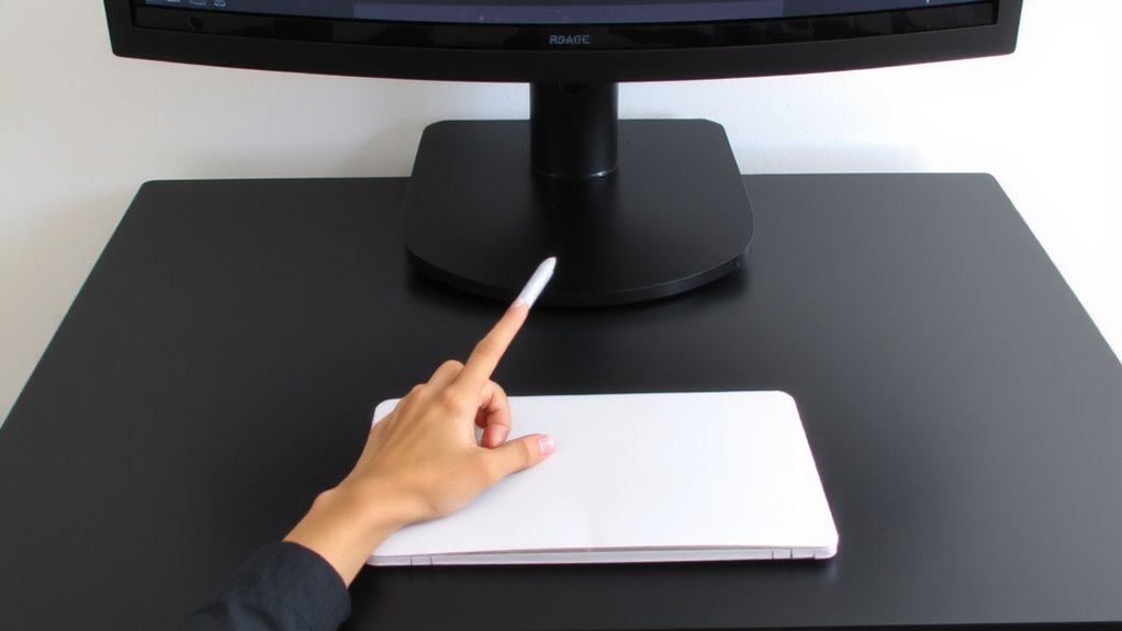 position notebook for natural flow