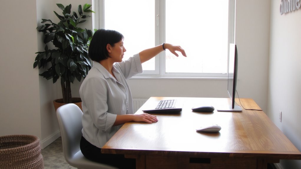 proper posture reduces tension