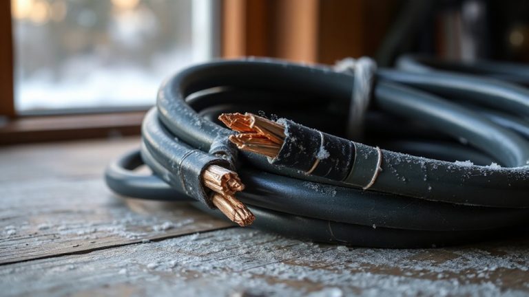 protect cables from cold