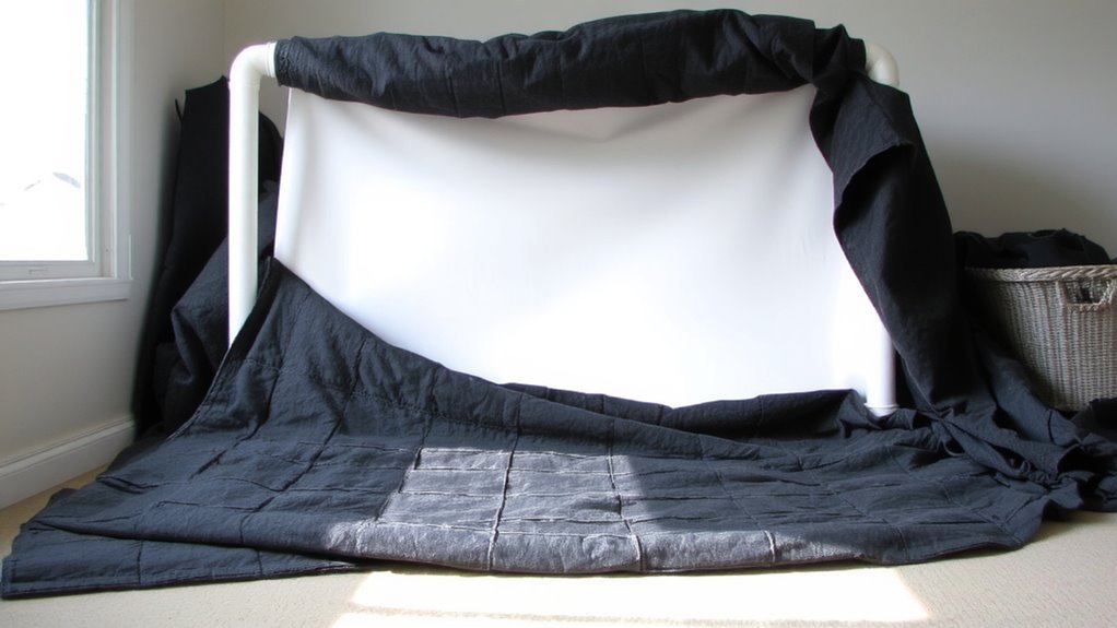 pvc and moving blankets