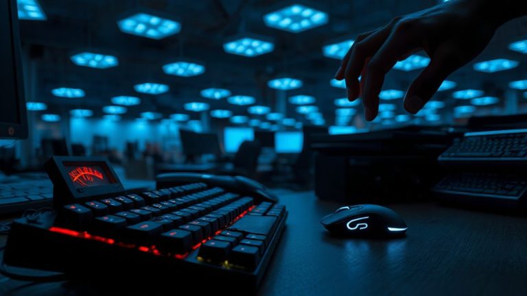 quiet high use input devices