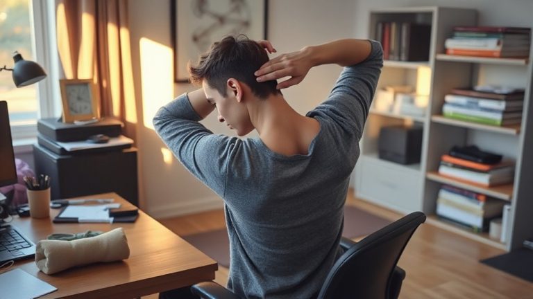 relieve desk related neck pain