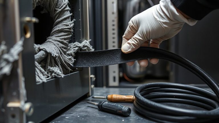 replace felt cable channels promptly