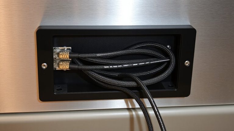 routing ethernet and audio cables