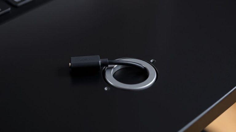 rubber grommets protect charger cords