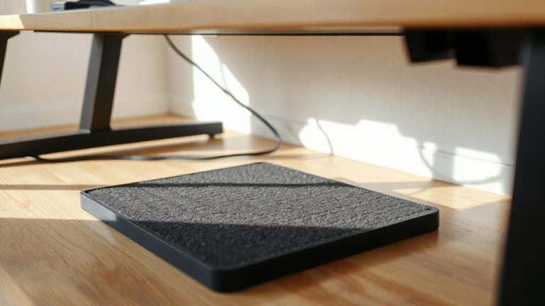 rubber pads reduce office vibration