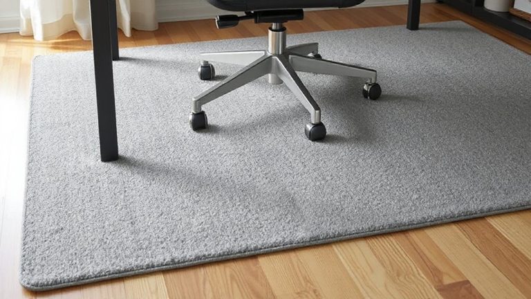 rugs under desks for noise absorption
