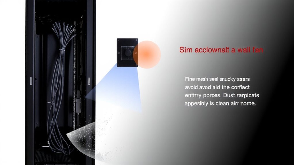 seal gaps manage airflow