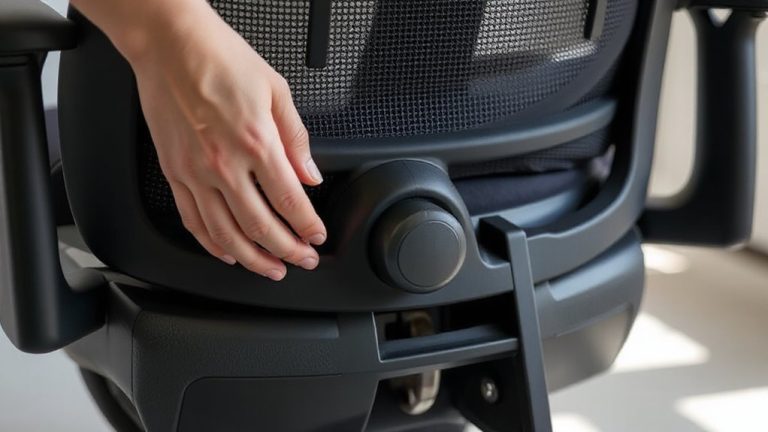 seat depth and lumbar adjustment