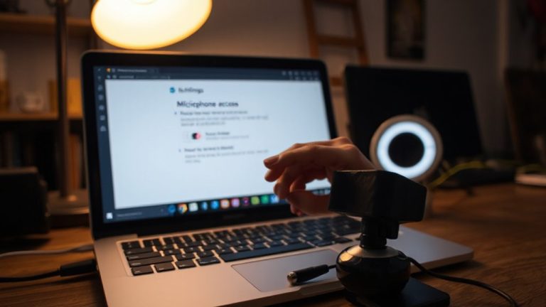 secure browser camera microphone access
