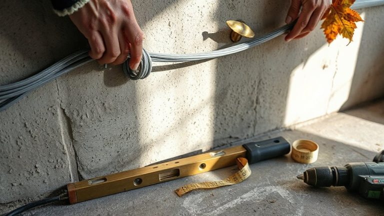 secure cables for winter