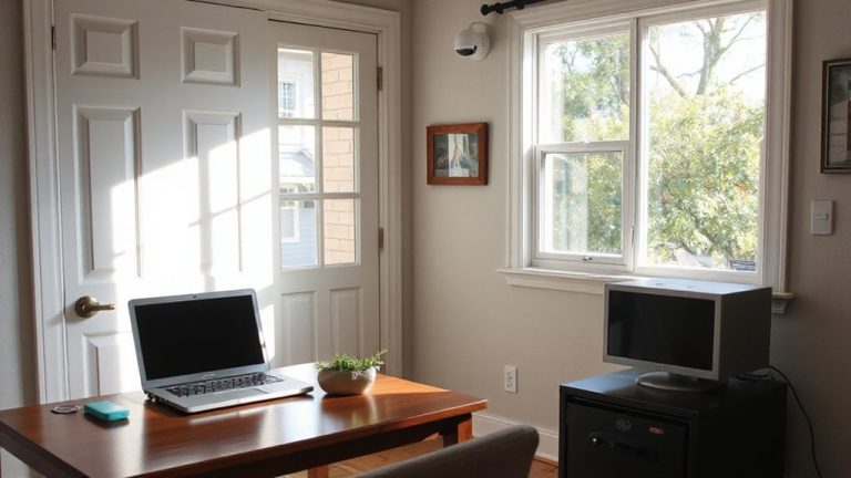secure home office setup