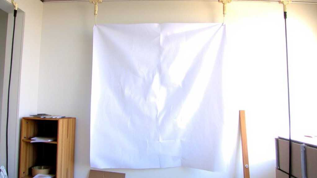 secure reversible blueprint hanging
