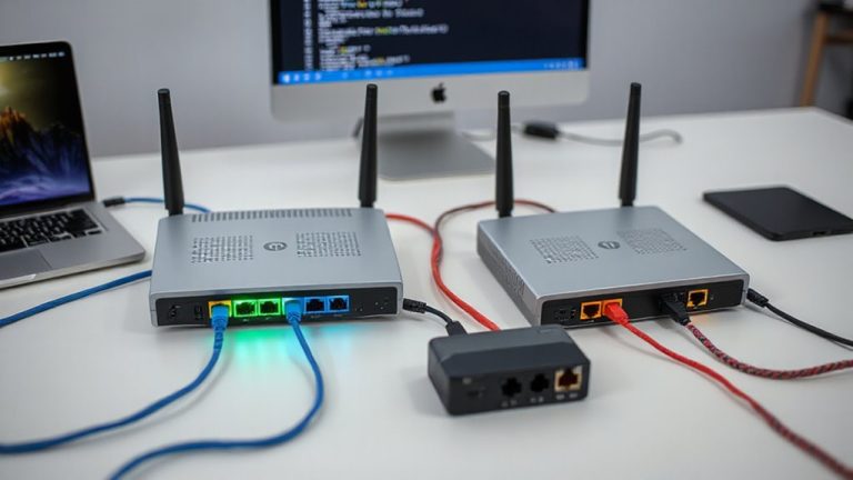 separate dev test network