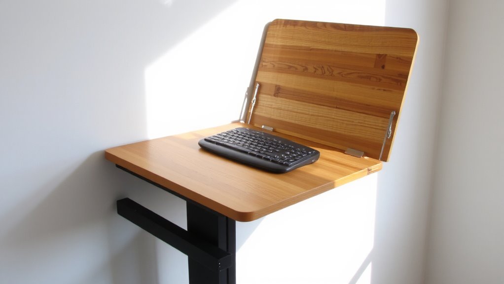 set desk height ergonomically