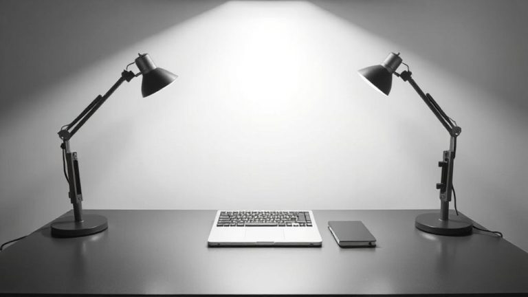 shadow free keyboard lighting design
