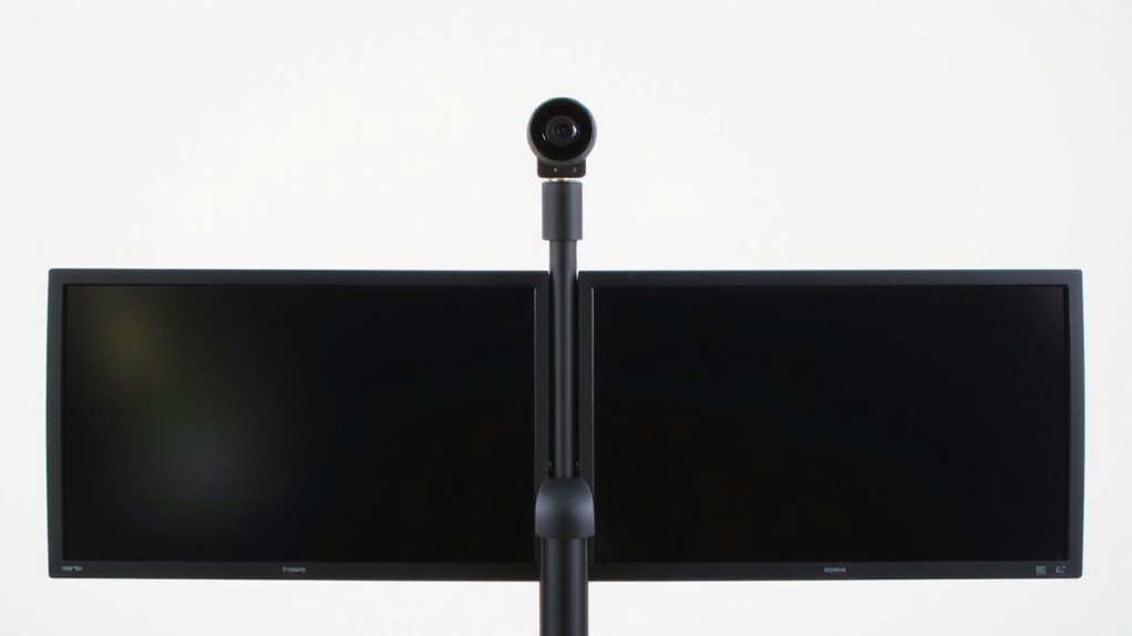 shared arm with webcam clip
