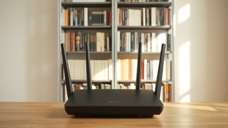shielding router from metal reflection