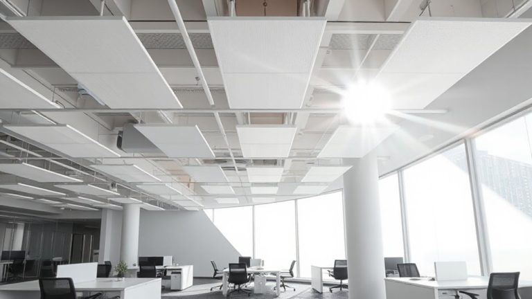 softening harsh sunlight with panels