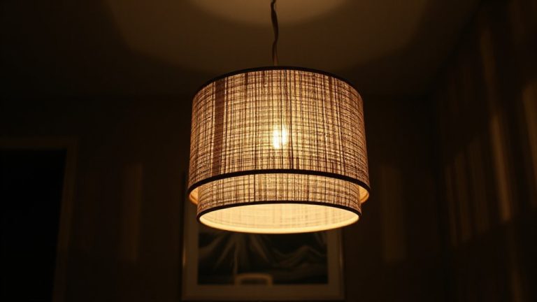 sound absorbing lamp shade diy