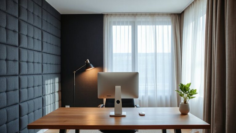 sound absorbing panels reduce distractions