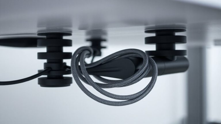 stackable under desk cable management