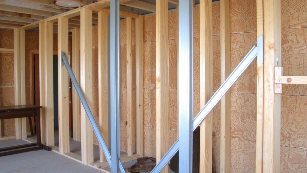 steel channels maximize sound isolation