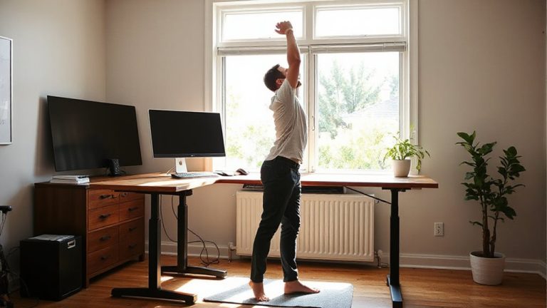 stretch breaks in sit stand scheduling