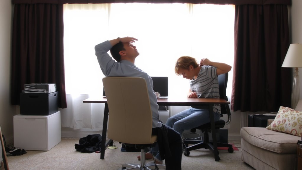 stretch hourly for neck relief