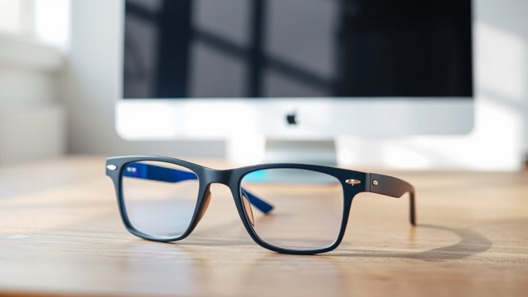 stylish blue light glasses