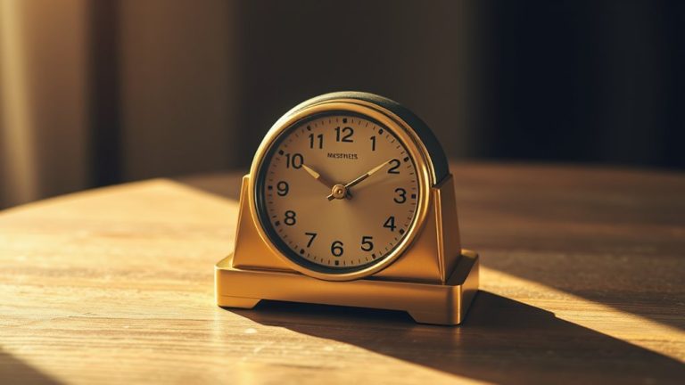 stylish desk clocks that keep time