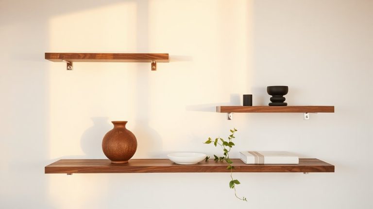 stylish floating shelves design