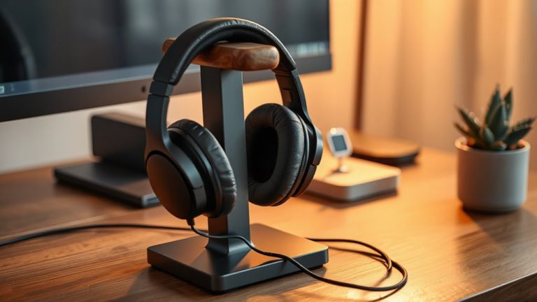 stylish headphone stands for desks