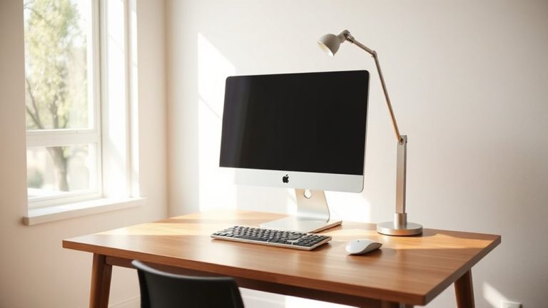 task lighting for optimal desk height