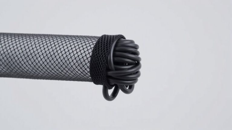 tension controlled netted sleeve constrictors