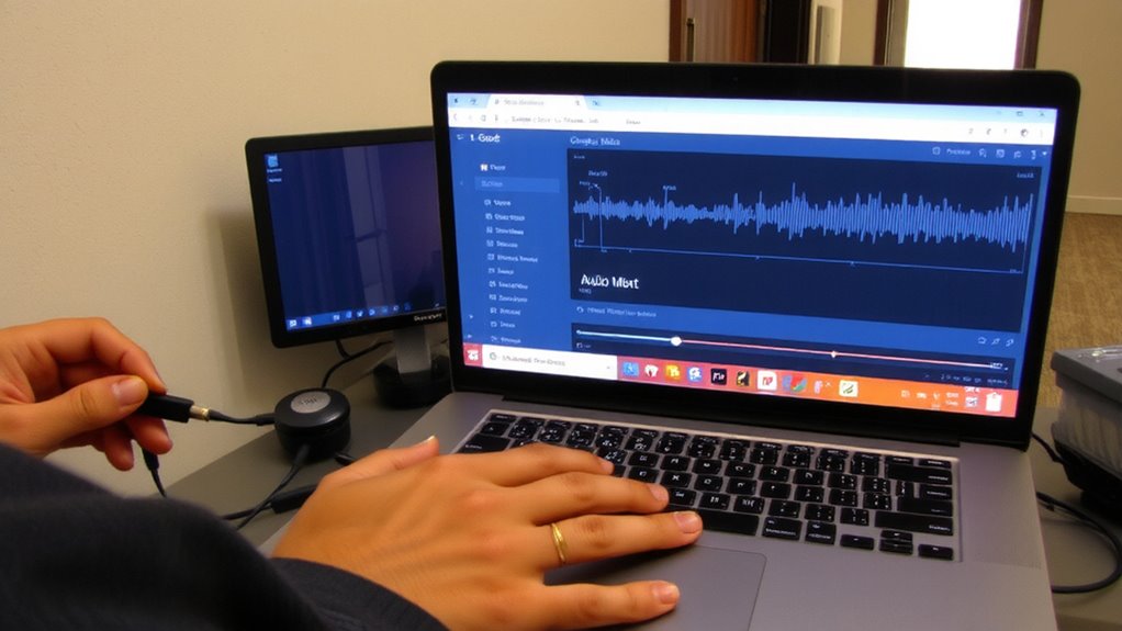 test headset in google meet