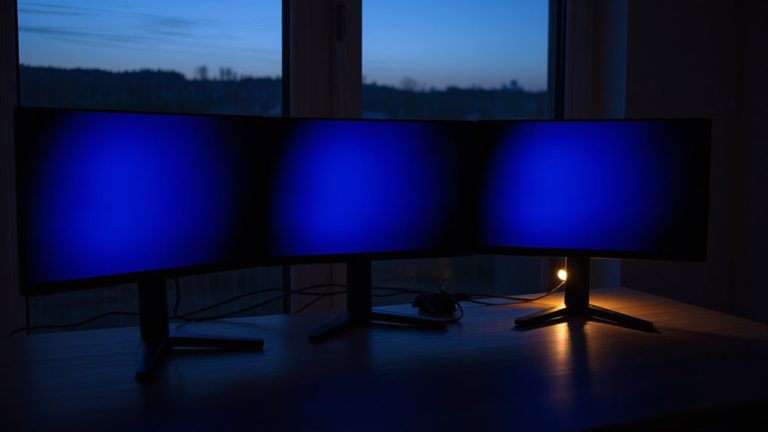 three 4k monitors power management