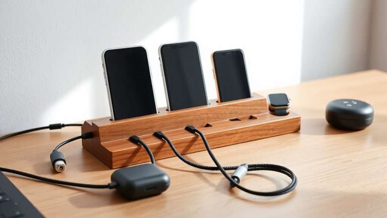 tidy cable charging stations