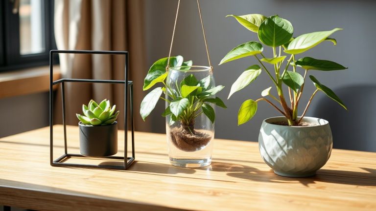 top desk plant holders