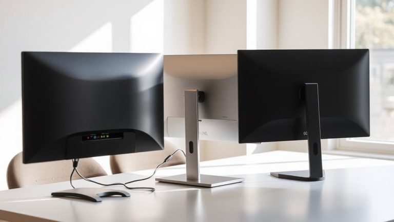 top monitor stands organized