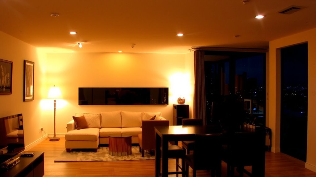 tune lighting for day and night