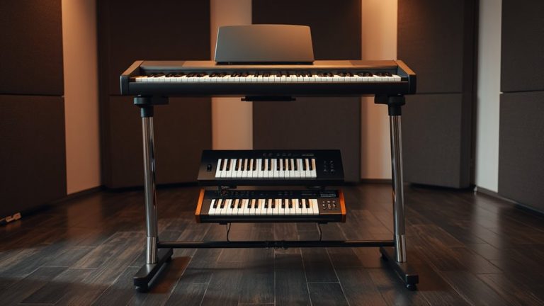 ultimate two tier studio keyboard stands