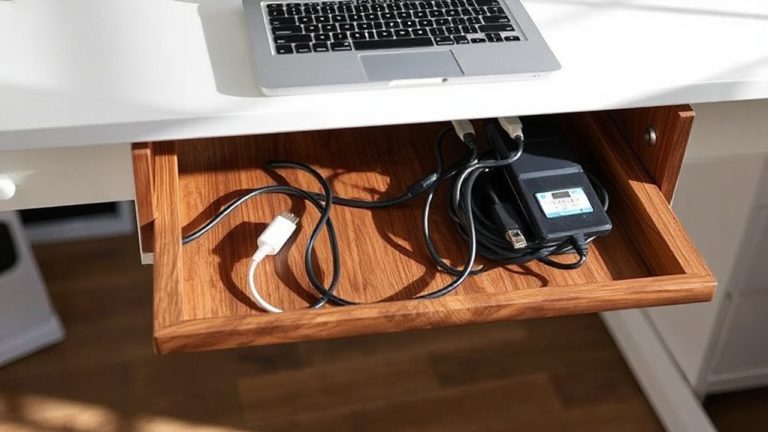 under desk cable management