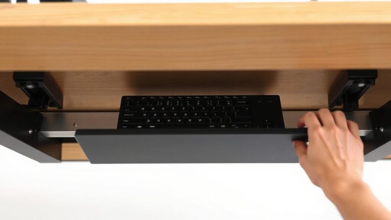 under desk keyboard tray installation