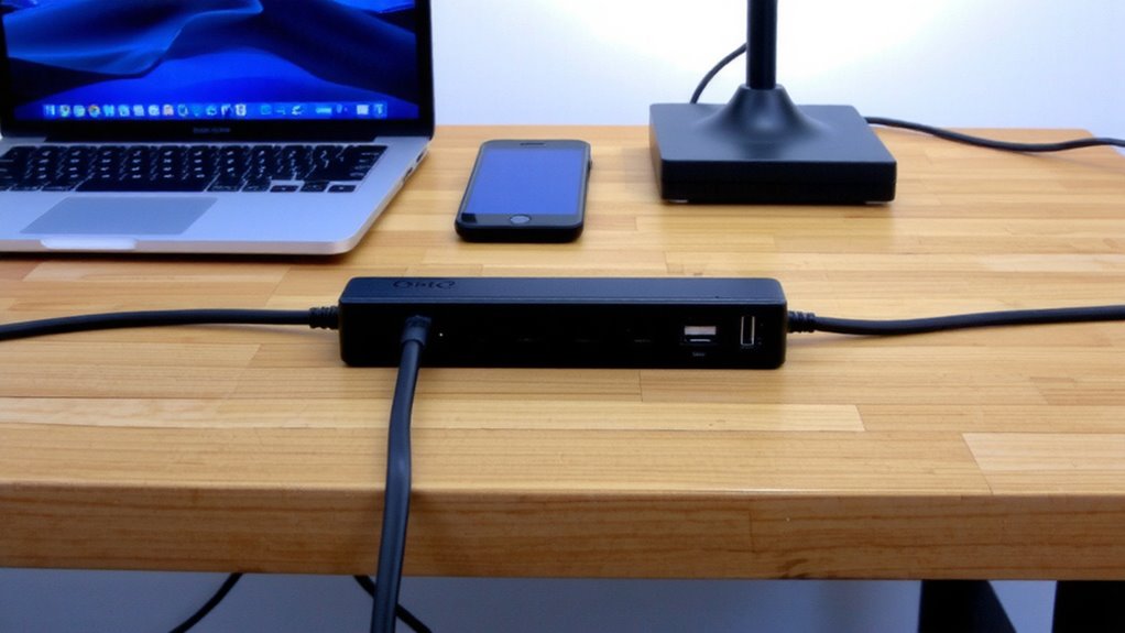 usb strips reduce clutter